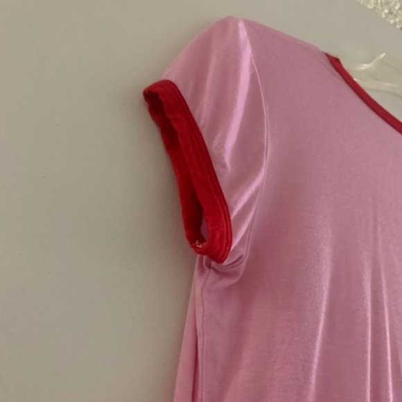 Angel and Devil Rhinestone Ringer Top - Picture 7 of 10